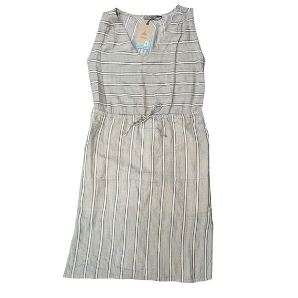 NWT prAna Ecotropics Dress  Stellar Stripe Size M - Picture 1 of 6